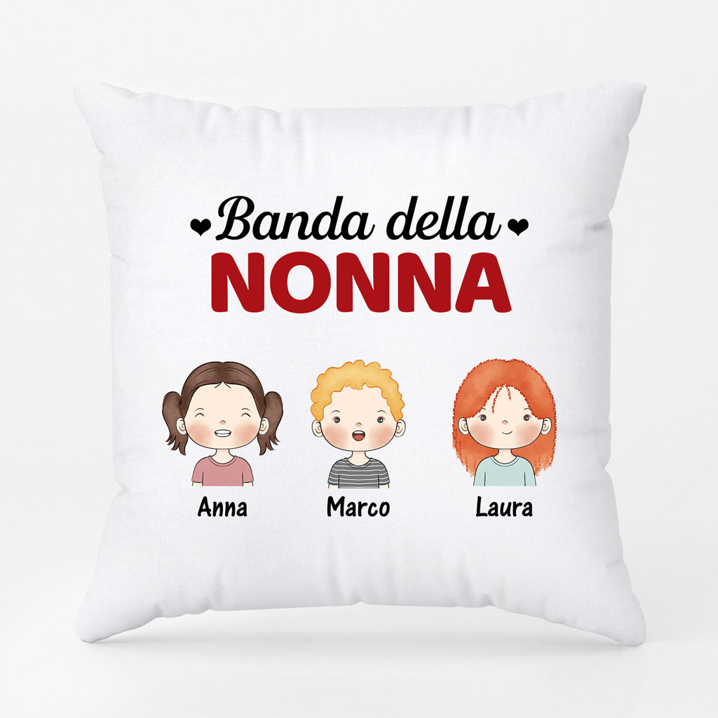 0845POT2 Regali personalizzati cuscino la banda di mamma nonna figli nipoti mamma nonna_25e687dd 7959 46d3 82dd 55861ae183e7