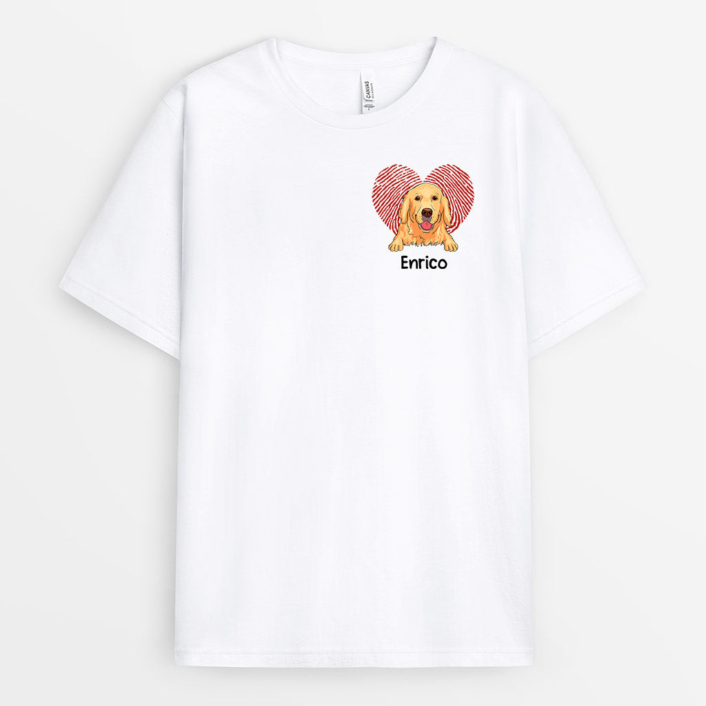 0903AOT1 Regali personalizzati maglietta cani amanti dei cani