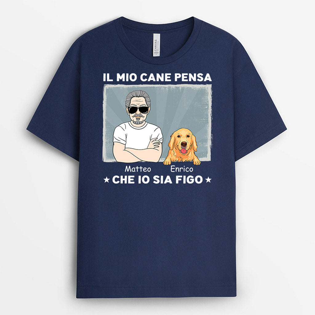 0917AOT2 Regali personalizzati magliette cane amanti dei cani